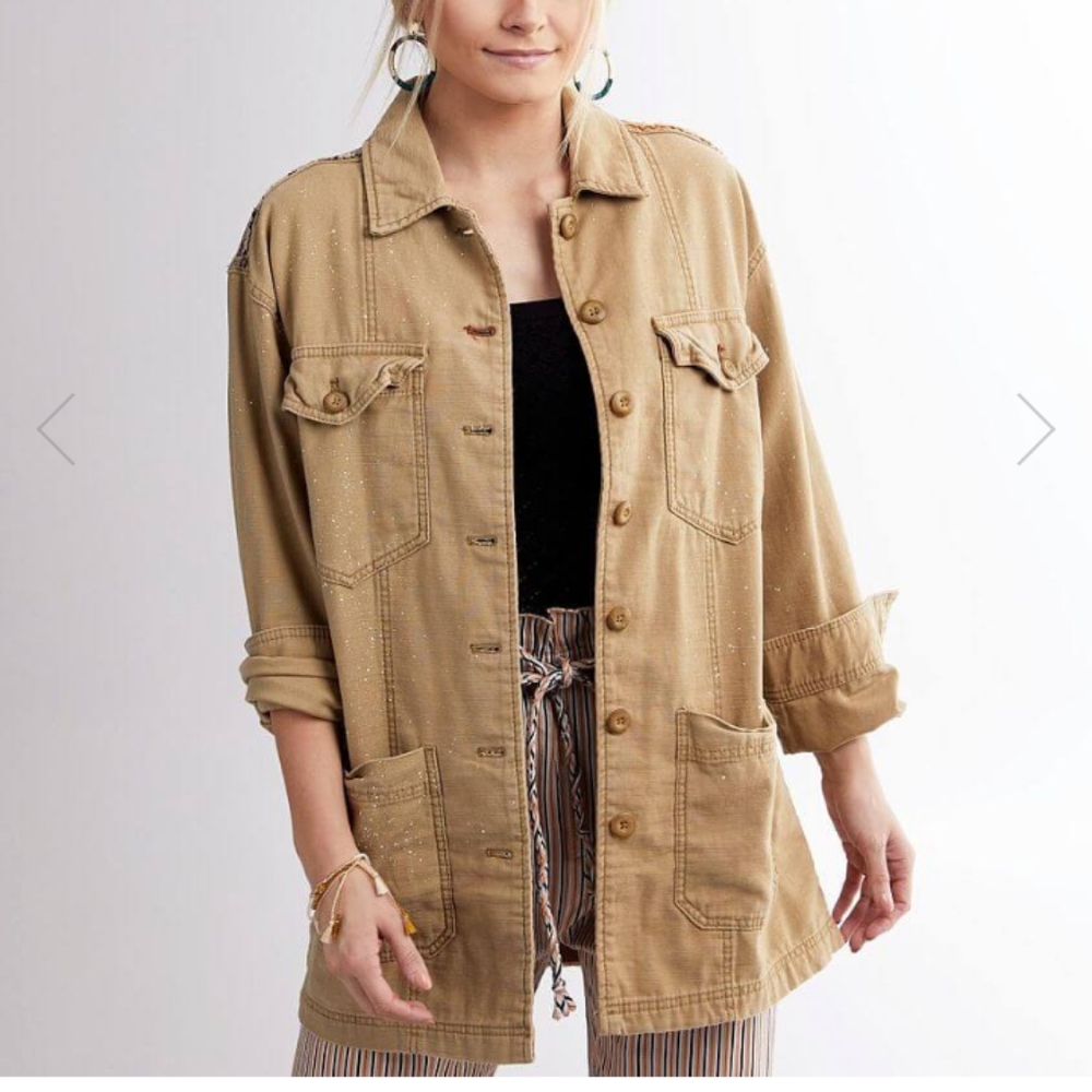 Free People Patchwork Jacket - Picture 2 of 6